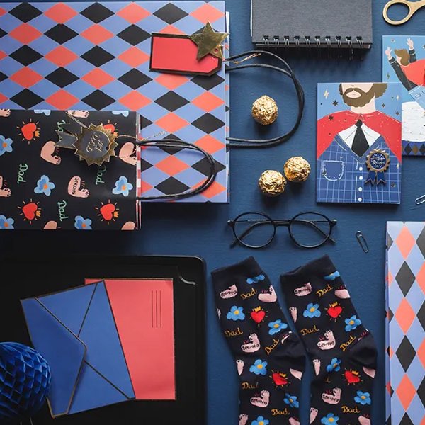 Presentpåse - #1 Dad - 18 cm Presentpåse - #1 Dad - 18 cm