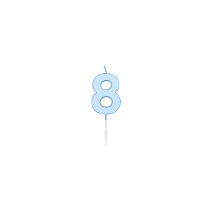 T�rtljus - Pastellbl�tt - Nr 8 - 4,5 cm