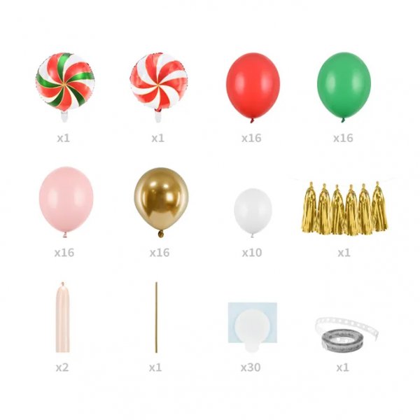 Ballongbåge - Christmas Candies Ballongbåge - Christmas Candies