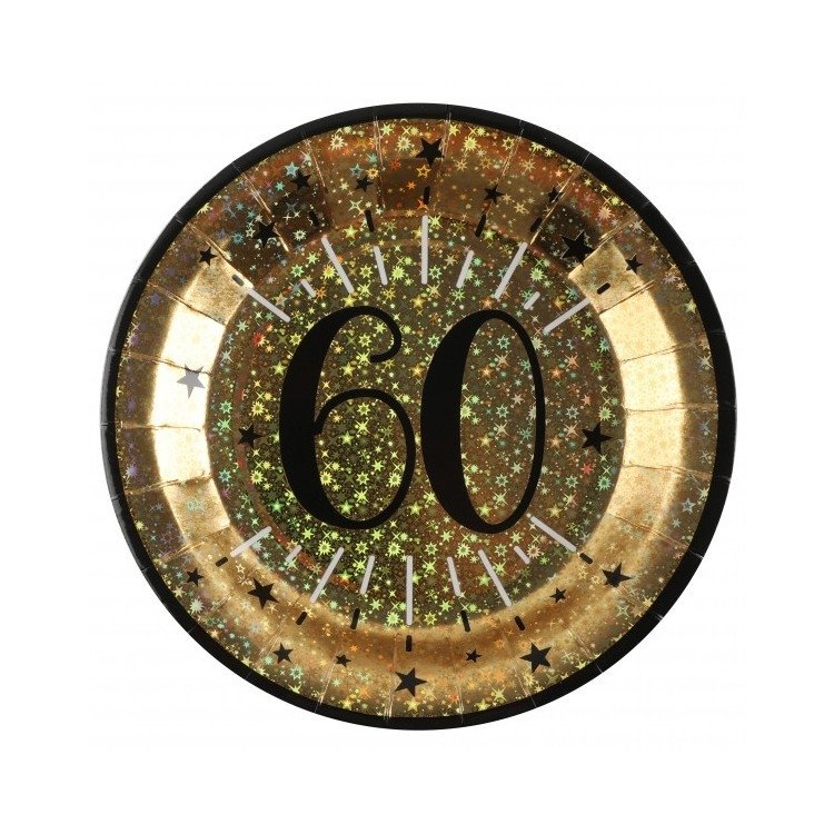 Papperstallrikar Sparkling 60 år – Fyndhörnan