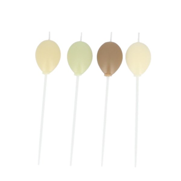Tårtljus - Ballonger - 4-pack Tårtljus - Ballonger - 4-pack