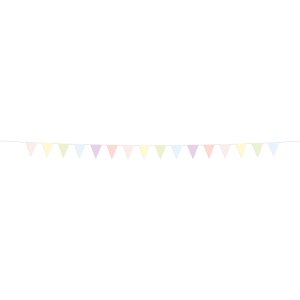 Vimplegirlang - Pastell - 6 meter
