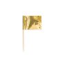 Cocktailflaggor - Guld Metallic - 50-pack Cocktailflaggor - Guld Metallic - 50-pack