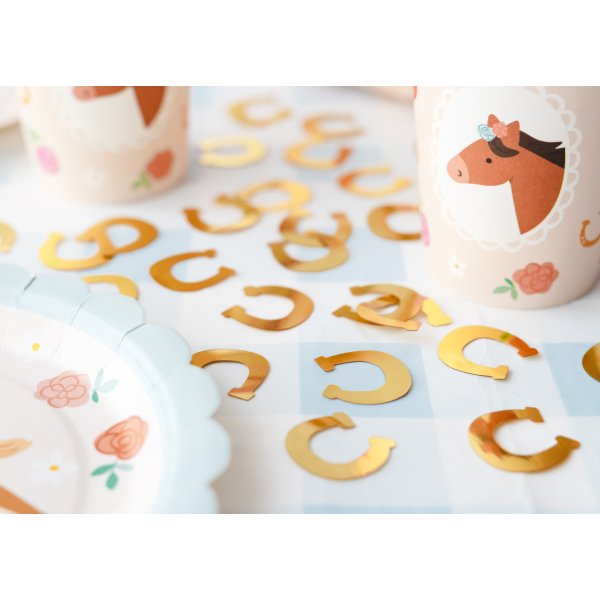 Konfettihstskor - Guldfrgade - ca 15g