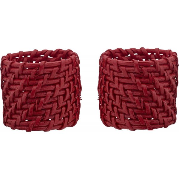 Zoe servettring 2-pack 5 x 4 cm - Rd
