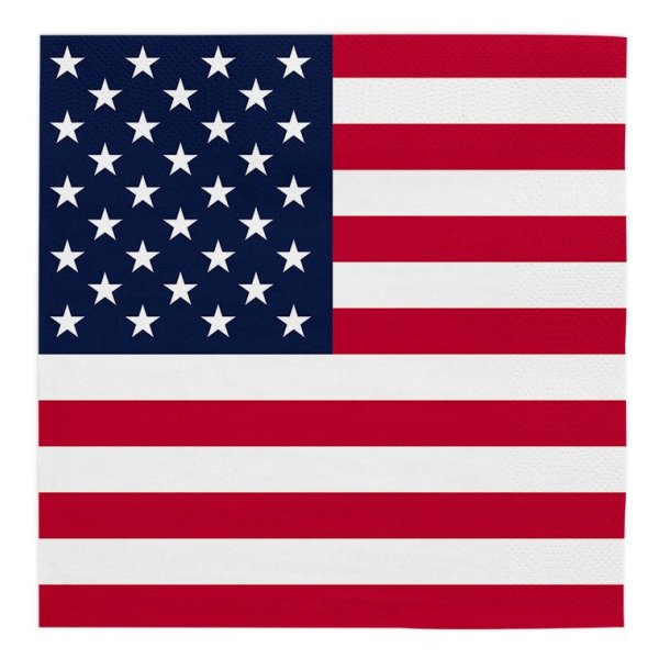 Servetter - USA - 33x33 cm - 20-pack