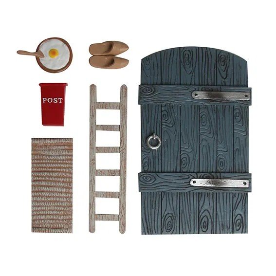 Nissedörr - Kit - 6 delar - Blå Nissedörr - Kit - 6 delar - Blå