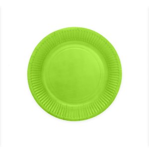 Papptallrikar - Limegr�na - 23 cm - 8-pack