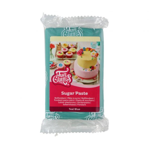 Sugarpaste - Teal Blue - 250 gram