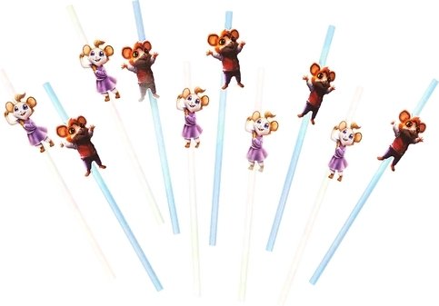 Sugrör - Musse & Helium - 10-pack Sugrör - Musse & Helium - 10-pack