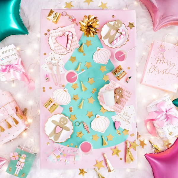 Servetter - Pepparkaksgubbe - Pink Christmas - 20-pack Servetter - Pepparkaksgubbe - Pink Christmas - 20-pack