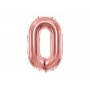 Sifferballong 0-9, ros�guld 86cm
