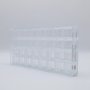 Pralinform - CW1676 Kub med tr��dring - 2,2 cm - Chocolate World