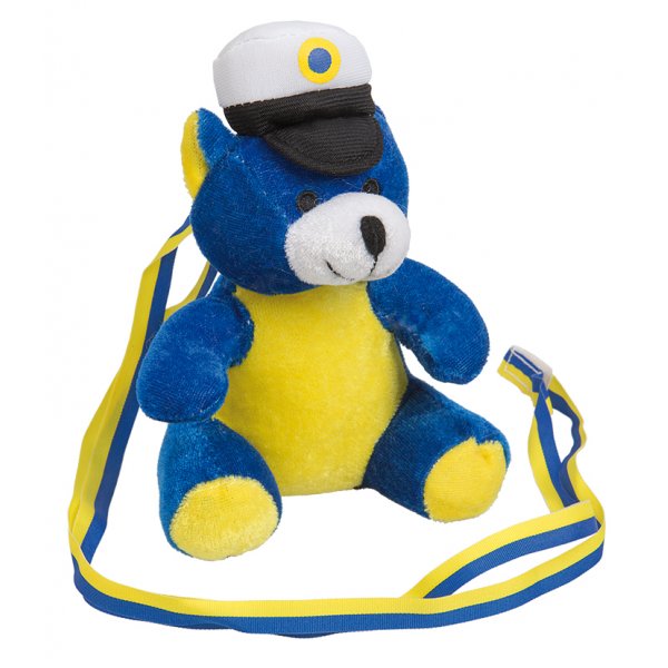Studentdjur - Nallebjörn - Blå/Gul - 16 cm Studentdjur - Nallebjörn - Blå/Gul - 16 cm