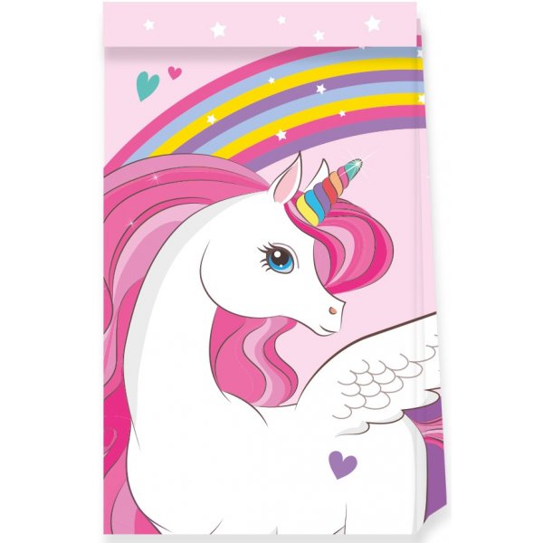 Partyp�sar - Enh�rning Regnb�ge - 4-pack