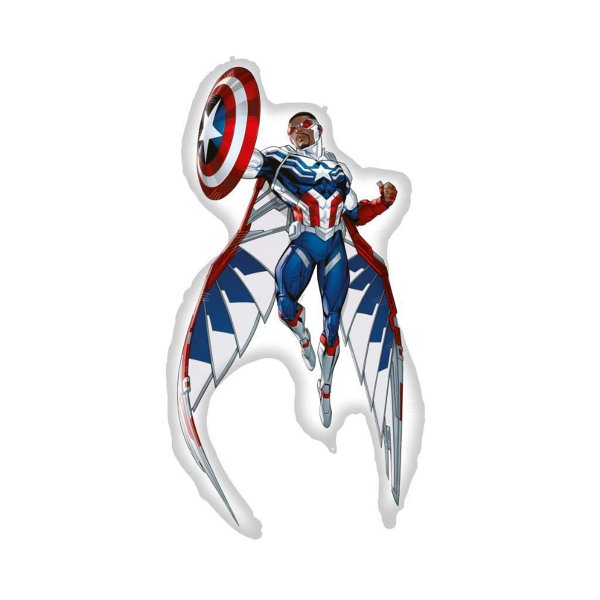 Folieballong - Captain America - Shape - 93 cm Folieballong - Captain America - Shape - 93 cm