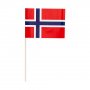 Vimplar - Norge - 20x30 cm - 10-pack