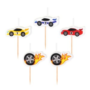 T�rtljus - Racing - mixade f�rger - 5-pack