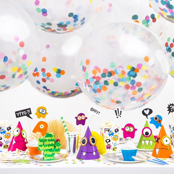 Jätteballong - Colourful Confetti Jätteballong - Colourful Confetti