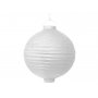 Papperslykta LED - Vit - 20 cm