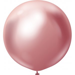 Ballonger enfrgade - Premium 90 cm - Pink Chrome - 2-pack