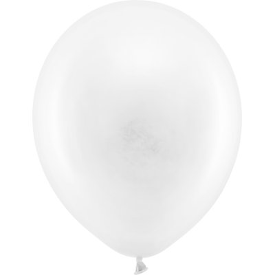Pastellballonger - Standard 30 cm - Vit