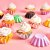 Muffinsformar - Babyrosa - Bloom - 48-pack