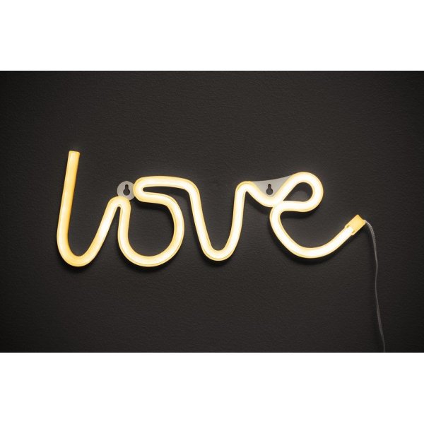 Neonskylt LED - Love - 32,5 x 11,5cm Neonskylt LED - Love - 32,5 x 11,5cm