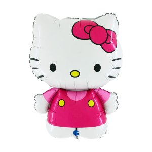 Folieballong - Hello Kitty - Fuchsia - Shape - 64 cm