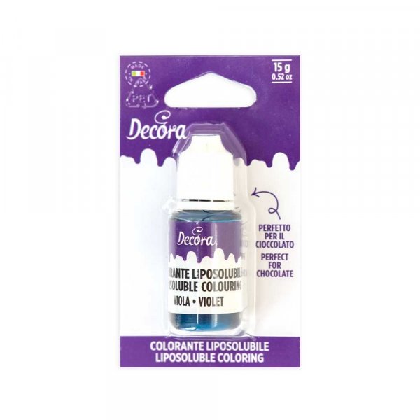 Flytande frg - Lila- 15 g - Decora
