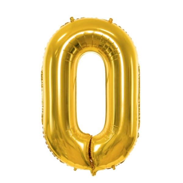 Sifferballonger Guld, 86 cm - nr 4