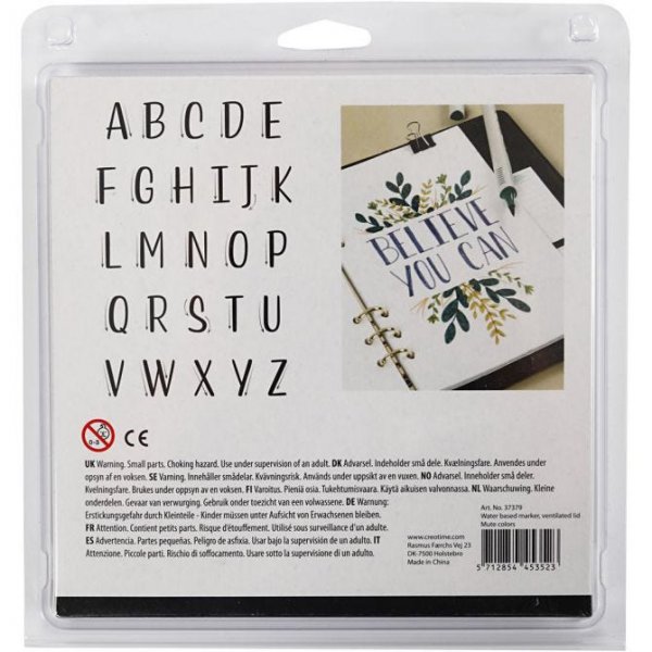 Pennor - Sketch Markers - 12-pack - Dova frger