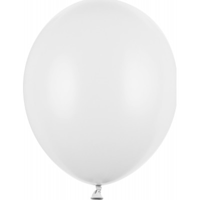 Pastellballonger - Premium 27 cm - Vita - 100-pack
