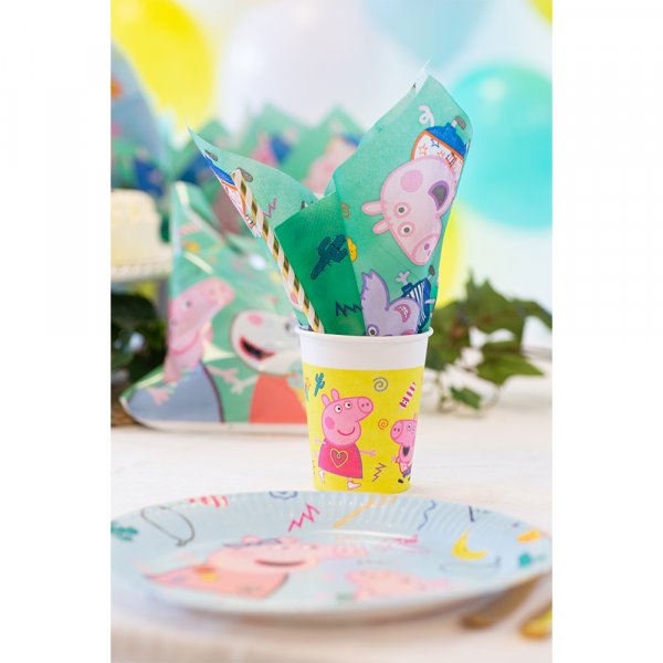 Pappmuggar - Greta Gris- 8-pack