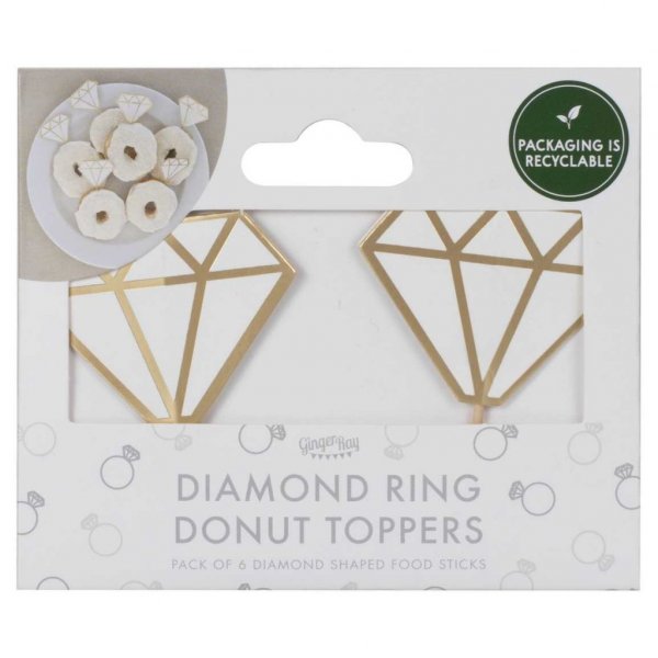 Cake Picks - Diamanter - 6-pack Cake Picks - Diamanter - 6-pack