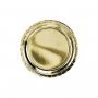 Papperstallrikar H�gblank Guld
