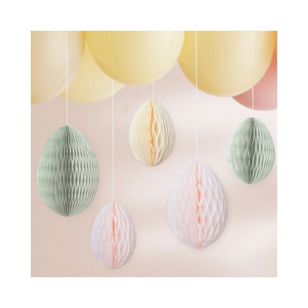 Honeycombs Ovala Pastell