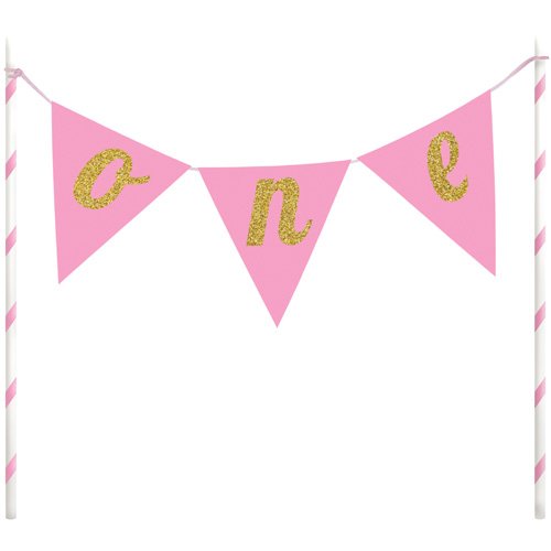 Trtvimpel - One - Rosa/Guld