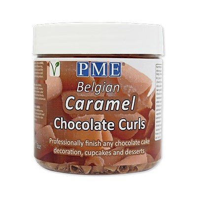 Belgiska chokladspån - Caramel - PME Belgiska chokladspån - Caramel - PME