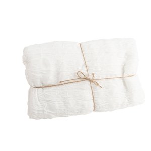 Bordslöpare i tyg - Vit - 90 cm x 3 m Bordslöpare i tyg - Vit - 90 cm x 3 m