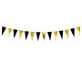 Vimpelgirlang Mini Svart & Guld
