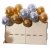 Bubbly Wall - Med ballonger - Guld/Silver