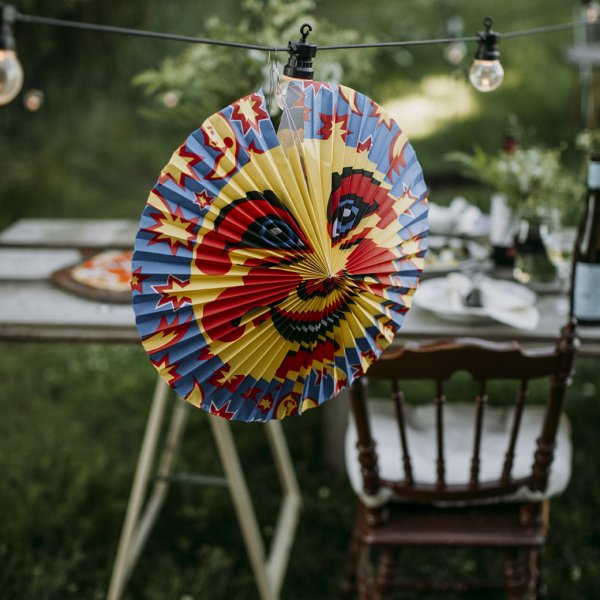 Månlykta - Kräftskiva - 42 cm Månlykta - Kräftskiva - 42 cm