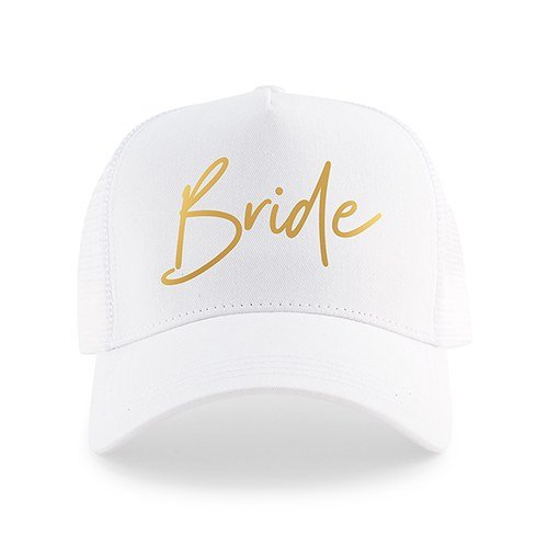 Keps - Bride - Vit/Guld