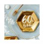 Pappersassietter 60 �r Guld