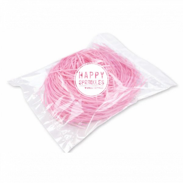 Sockerdekor - Happy Sprinkles - Easter Grass Pink - 30 g