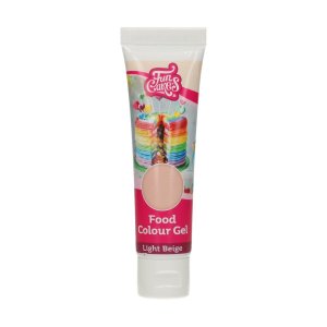 Pastafärg Ljusbeige - Light beige - Gel - 30g - FunCakes Pastafärg Ljusbeige - Light beige - Gel - 30g - FunCakes