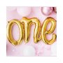 Folieballong \\\"One\\\" Guld