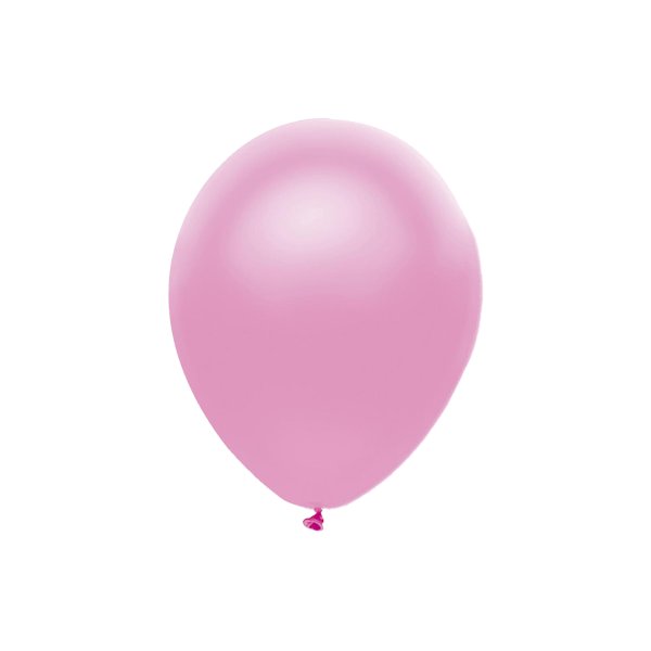 Ballonger - Metallic - Ljusrosa - 10-pack