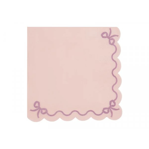 Servetter - Rosa- 12-pack